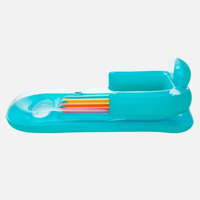 Saltea gonflabila cu spatar, Bestway, Turcoaz, 161x84cm - imagine 3