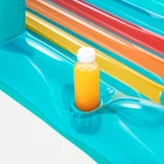 Saltea gonflabila cu spatar, Bestway, Turcoaz, 161x84cm - imagine 2